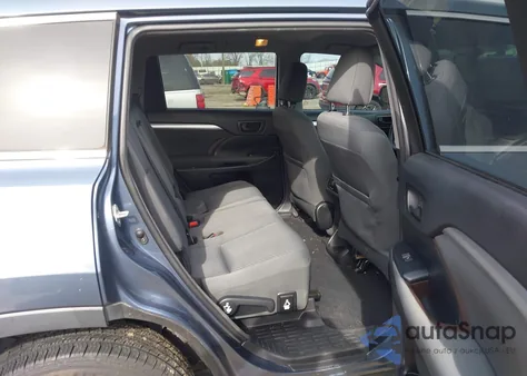 2015 Toyota Highlander Le V6 из США, поврежденный, VIN 5TDZKRFH8FS048354